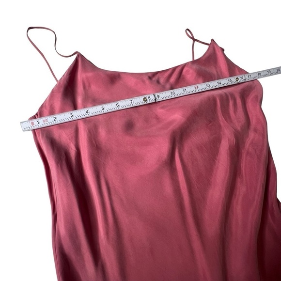 J.Crew Gwyneth Cupro-Blend MIDI Slip Dress in Dusty Pink Color Size 10 - Picture 9 of 12